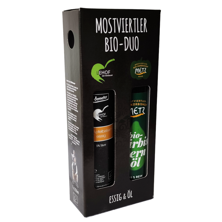 Bio Duo Apfelessig Kürbiskernöl Bio